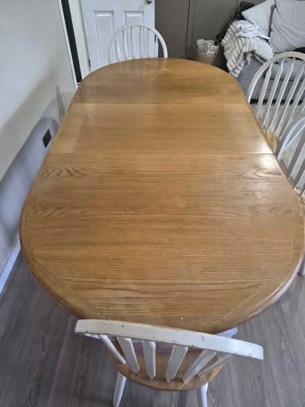 Photo of free Wooden table and 4 chairs (Abbots langley WD5) #3