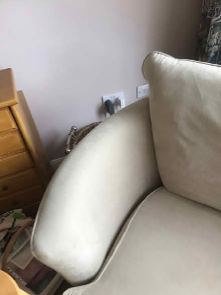 Photo of free Beige cuddle chair (Dawlish) #2
