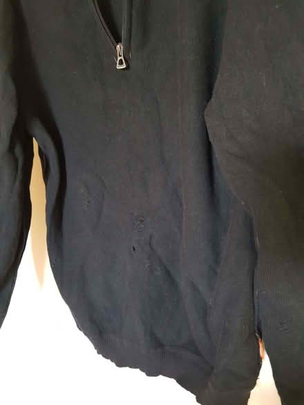 Photo of free Hugo Boss mens woollen jumper 1/4zip multiple repair + holes (Corstorphine EH12) #3