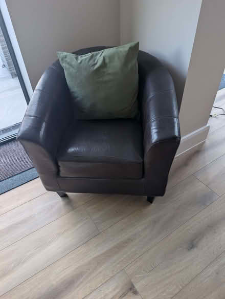 Photo of free Leather sofa and chairs (Benington SG2) #2
