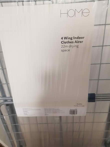 Photo of free 4 wing indoor clothes airer (Northallerton DL7 8TU) #1