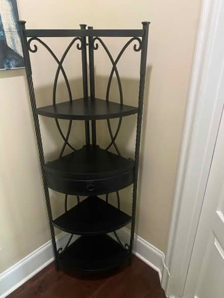 Photo of free Wrought Iron Corner Shelf (Crownsville, MD) #1
