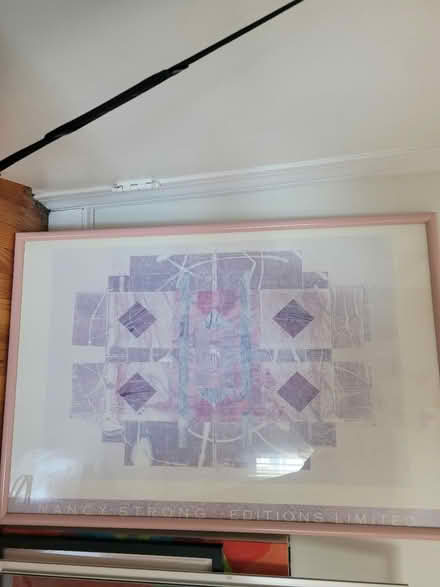 Photo of free Vintage 80's Pink framed Art (Revere, near Malden) #1