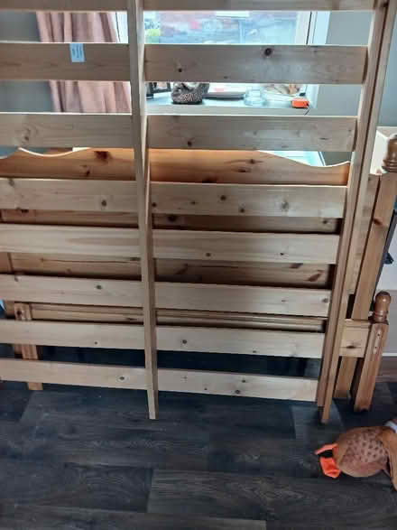 Photo of free Small pine double bed 4ft (Southport PR9) #1