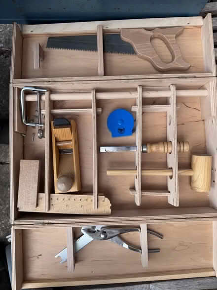 Photo of free Kids woodwork toolbox - sharp tools (Gleneagles area, Wboro NN8) #1