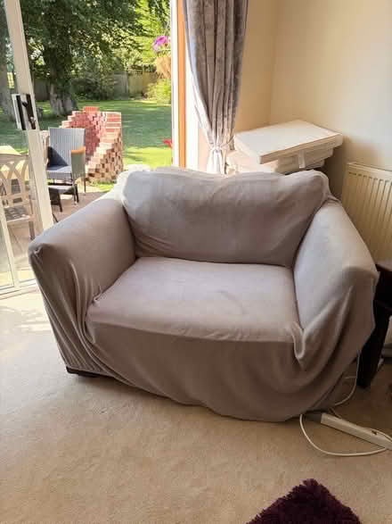 Photo of free Large Brownish Coloured Cuddle Chair (Newingreen CT21) #2