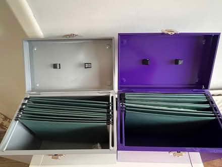 Photo of free Metal filing boxes (Dublin 11) #2