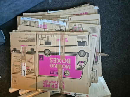 Photo of free 13 moving boxes (Eh44rn) #2
