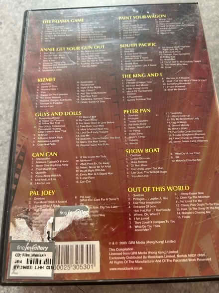 Photo of free Film Musicals CDs (Wallasey CH45) #2