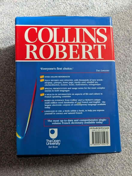 Photo of free French dictionary (Llanishen CF14) #1