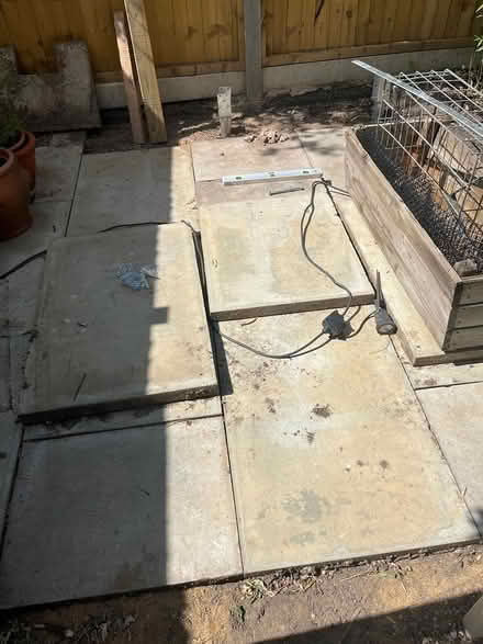 Photo of free Concrete slabs 90 x 60 (KT19 8FZ) #1