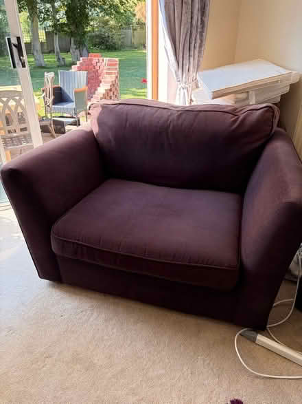 Photo of free Large Brownish Coloured Cuddle Chair (Newingreen CT21) #1