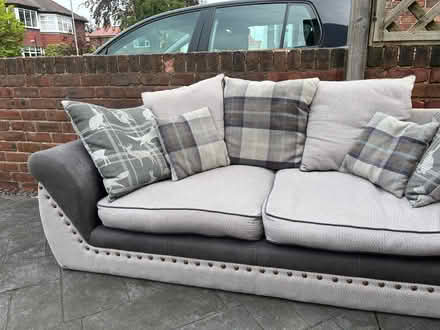 Photo of free Large 2seater sofa and large chair (L23) #3