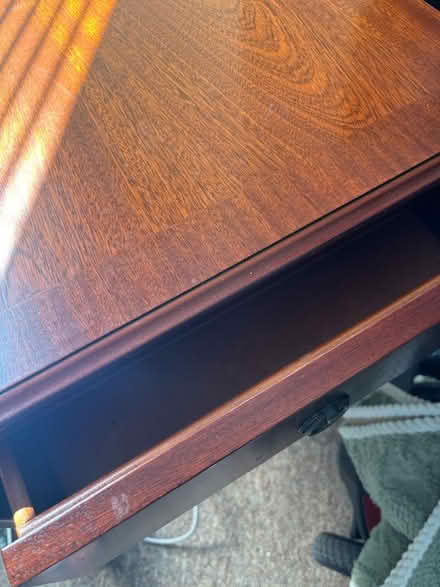 Photo of free Dark wood drop leaf table (Eastbourne BN22) #4