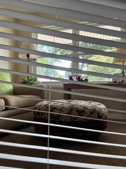 Photo of free Imitation Wood Blinds (white) (Near Hobson/Woodridge Dr) #1