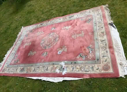 Photo of free VTG Large Hand-Knotted Chinese Art Deco Rug 200x285? (North Camp GU14) #2