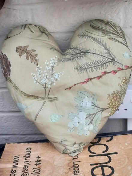 Photo of free Heart cushion for breast cancer (Burgess Hill Chanctonbury) #1