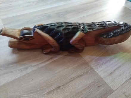 Photo of free Carved wooden crocodile (St.marys rd,Kettering) #1