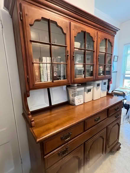 Photo of free Vintage Temple-Stuart 2-piece Hutch (94 Meridian St., Greenfield) #2