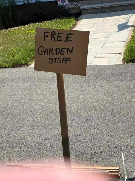 Photo of free Garden sticks and stuff (Elm street opposite Aquavia rd) #3