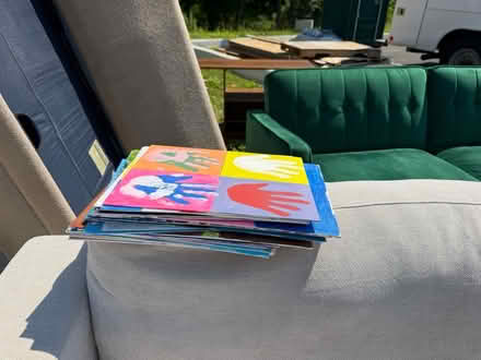 Photo of free Couches bookcases canvases tables (Newtown, CT) #3