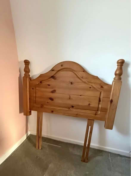 Photo of free Pine single headboard (Seaton EX12) #1