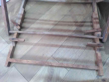 Photo of free Wooden foldable clothes rack/dryer (Surrey Quays SE16) #3