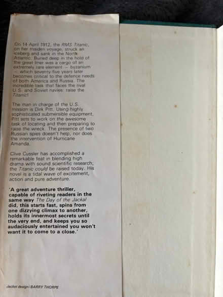 Photo of free Titanic Book (Westbury Wilts BA13) #2