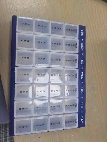 Photo of free Pill box week (Shrewsbury SY2) #1