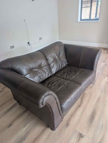Photo of free Leather sofa and chairs (Benington SG2) #3