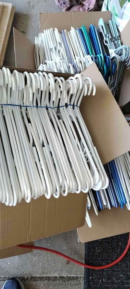 Photo of free Plastic clothes hangers (Macomb) #1
