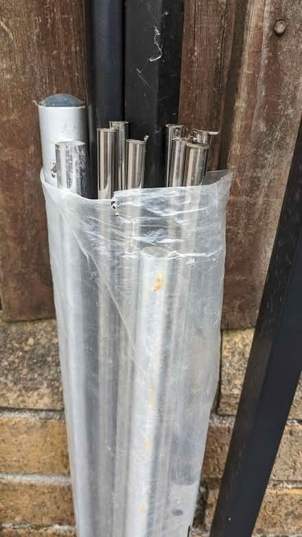 Photo of free Collection of metal pole cutoffs (PL4 Greenbank.) #2