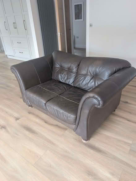 Photo of free Leather sofa and chairs (Benington SG2) #4
