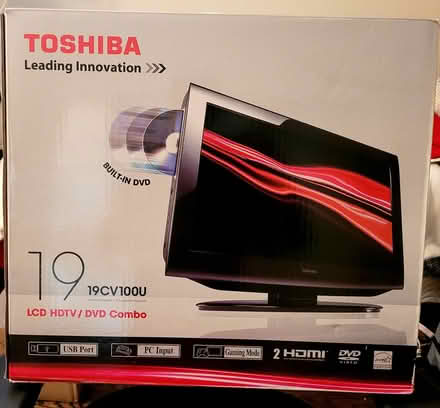 Photo of free Toshiba 19" LCD TV/DVD Combination (San Rafael/Montecito Area) #1
