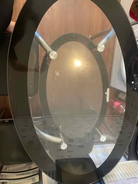 Photo of free Tempered glass dinning table. (Battersea SW11) #2