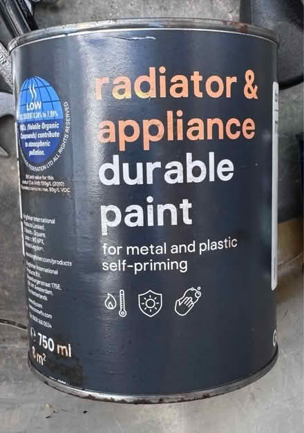 Photo of free radiator & appliance durable paint for metal & plastic (Gleneagles area, Wboro NN8) #1