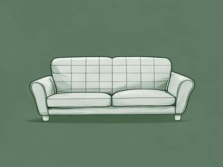 Photo of free Grey checked sofa (Whitehill ST7) #1