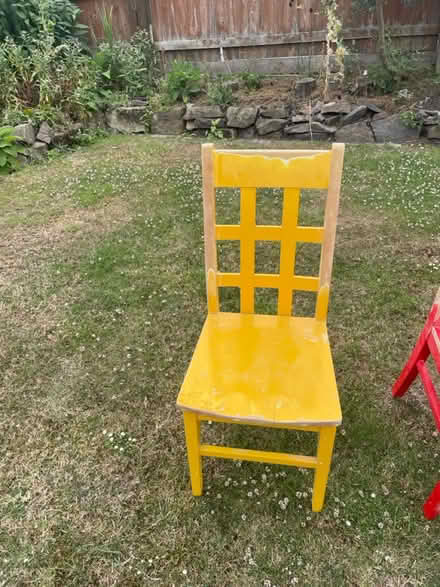 Photo of free Three wooden M&S chairs (Anstey LE7) #2