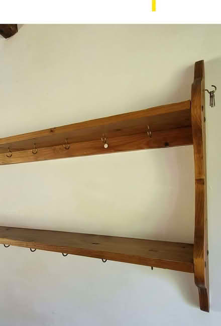 Photo of free Pine Wall Rack (Lydbury North SY7) #2