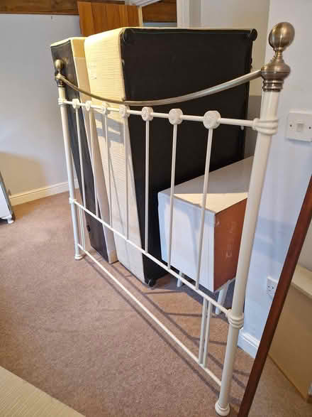 Photo of free King sized bed + mattress (Chirk LL14) #2