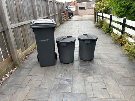Photo of free 2 Plastic dustbins (Drum Brae EH4) #1
