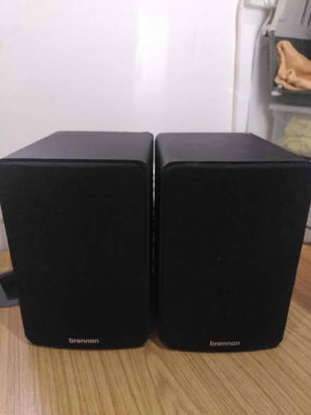 Photo of free 2 brennan speakers with cables (Surrey Quays SE16) #1