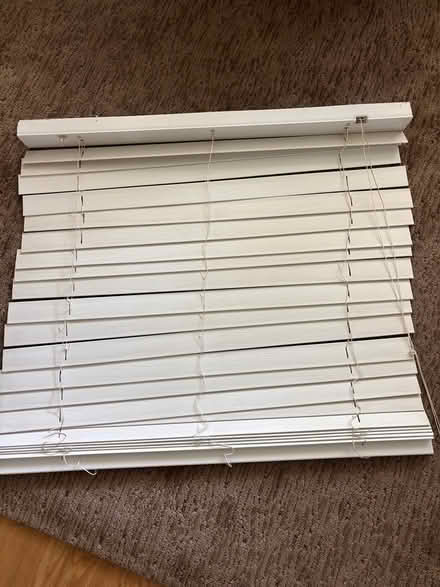 Photo of free Imitation Wood Blinds (white) (Near Hobson/Woodridge Dr) #2