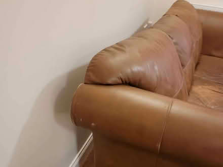 Photo of free Leather 3 seater sofa (Middleton Cheney OX17) #2