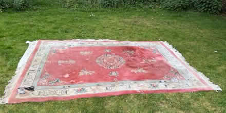 Photo of free VTG Large Hand-Knotted Chinese Art Deco Rug 200x285? (North Camp GU14) #1
