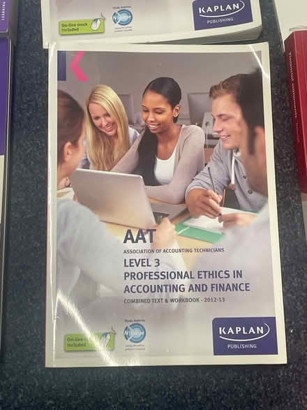 Photo of free Accountancy book Kaplan AAT (Upper clapton E5) #3