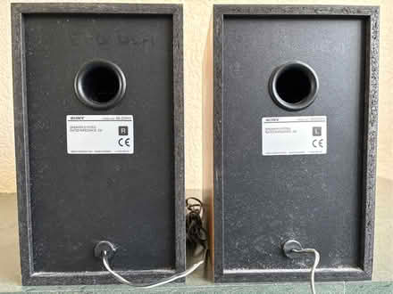 Photo of free Bookshelf Sony speakers (Cuffley EN6) #3