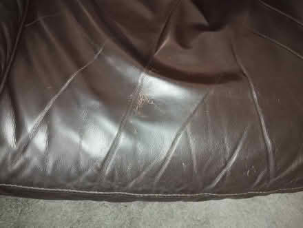 Photo of free Sofa's - 2 x 2 seater leather sofa's + cushions (Pelsall Junction WS3) #4