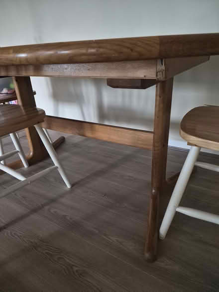 Photo of free Wooden table and 4 chairs (Abbots langley WD5) #4