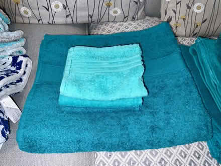 Photo of free Towels – Linea - Teal Blue. VGC. (Kendal LA9) #3